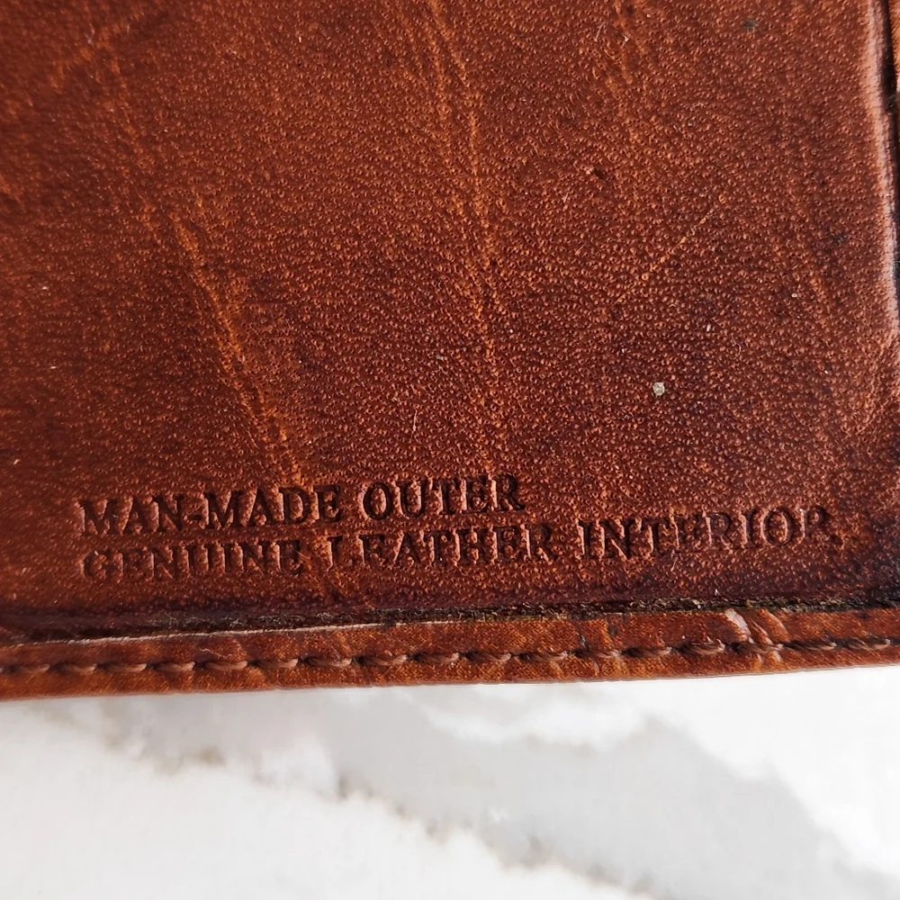 VINTAGE OSTRICH LEATHER ID & CARD WALLET